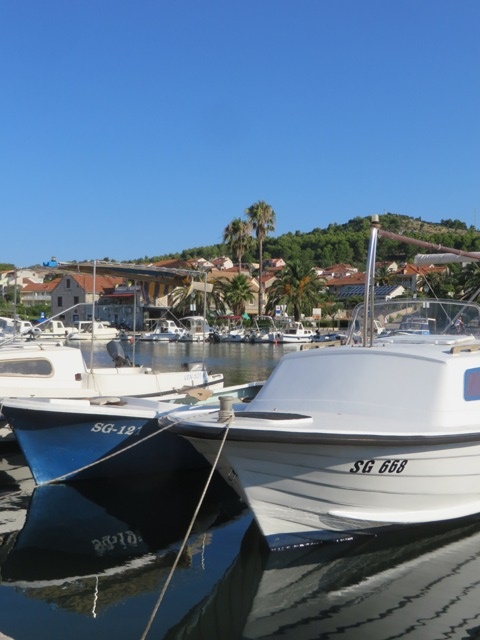 Boats in Stari Grad harbour